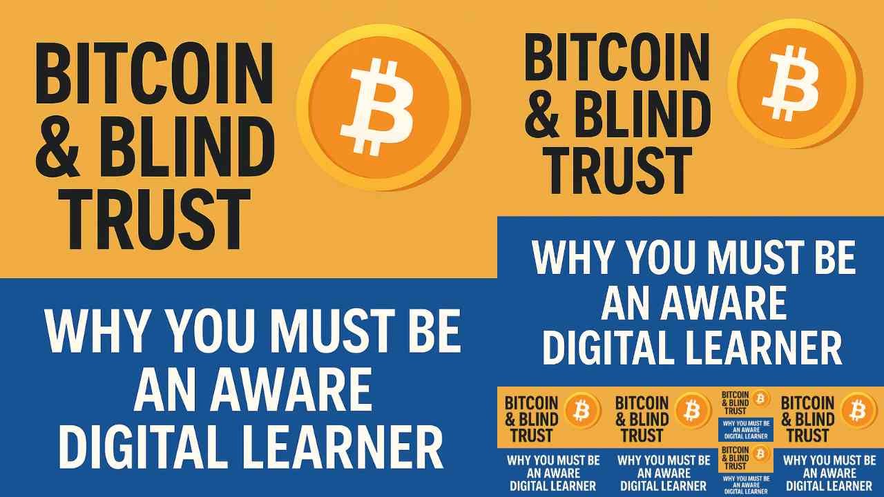 Bitcoin and Blind Trust Awareness for Digital Learners
